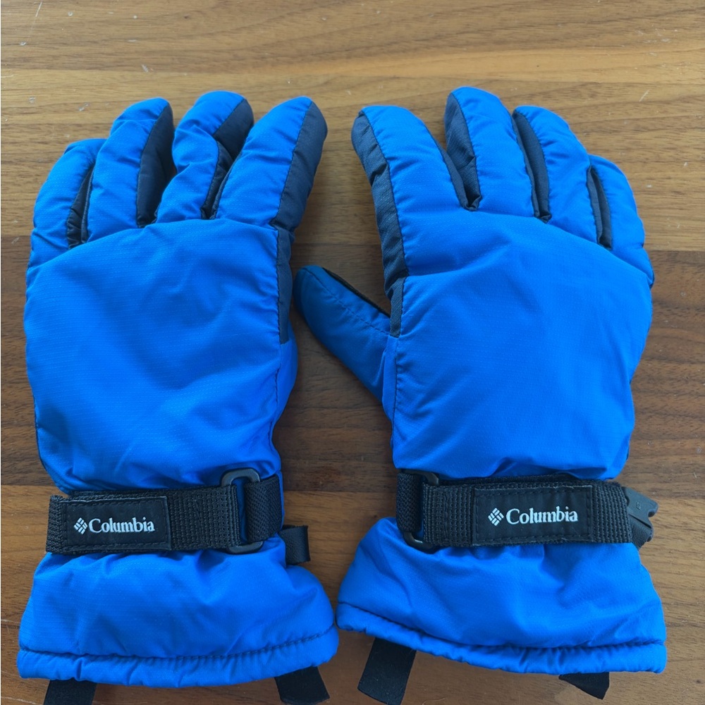 Columbia Blue Winter Gloves kids
